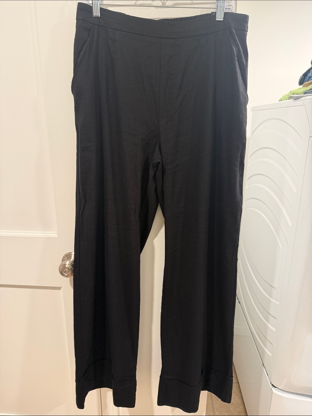 Kut from the Kloth Black Linen Women’s Pant